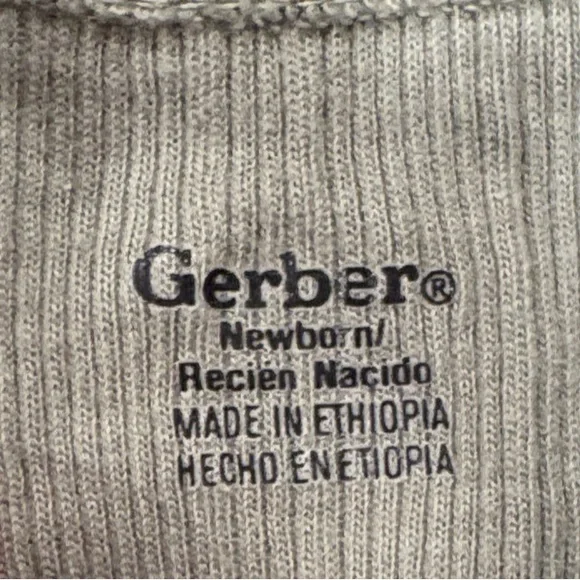 Gerber Kids One Pieces Bodysuits in Green, Brown, and Tan - Picture 2 of 5